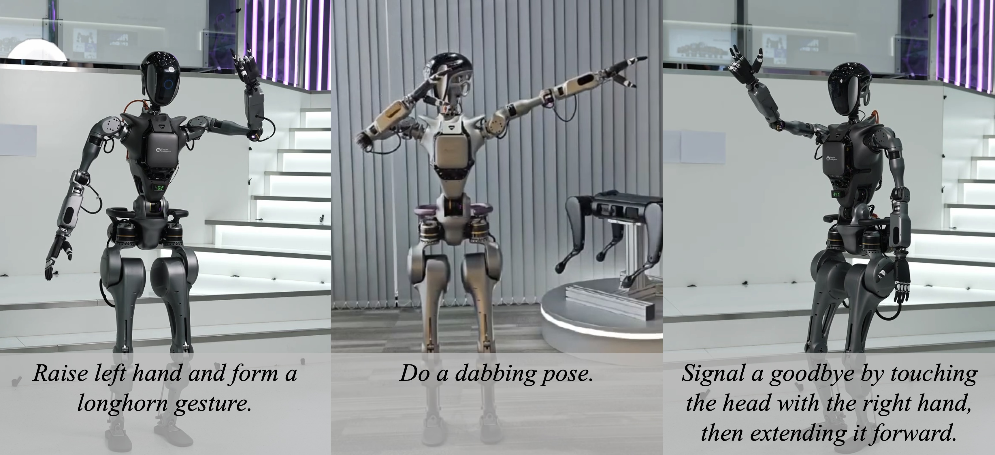 Harmon: Whole-Body Motion Generation of Humanoid Robots from Language Descriptions